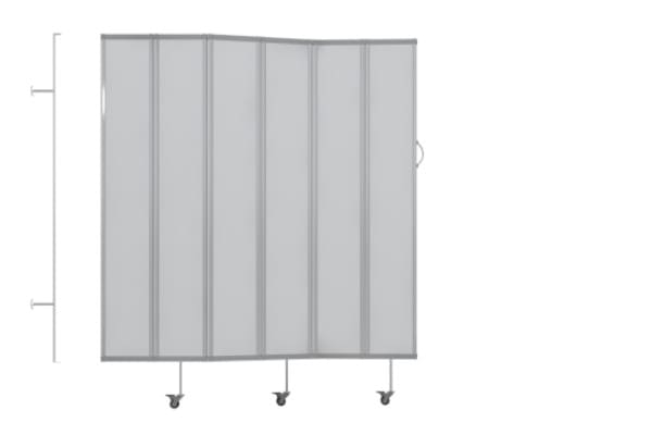 Wall mount partition